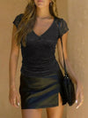 Aurelia Lace V-Neck Slim Fit T-Shirt — product view 2