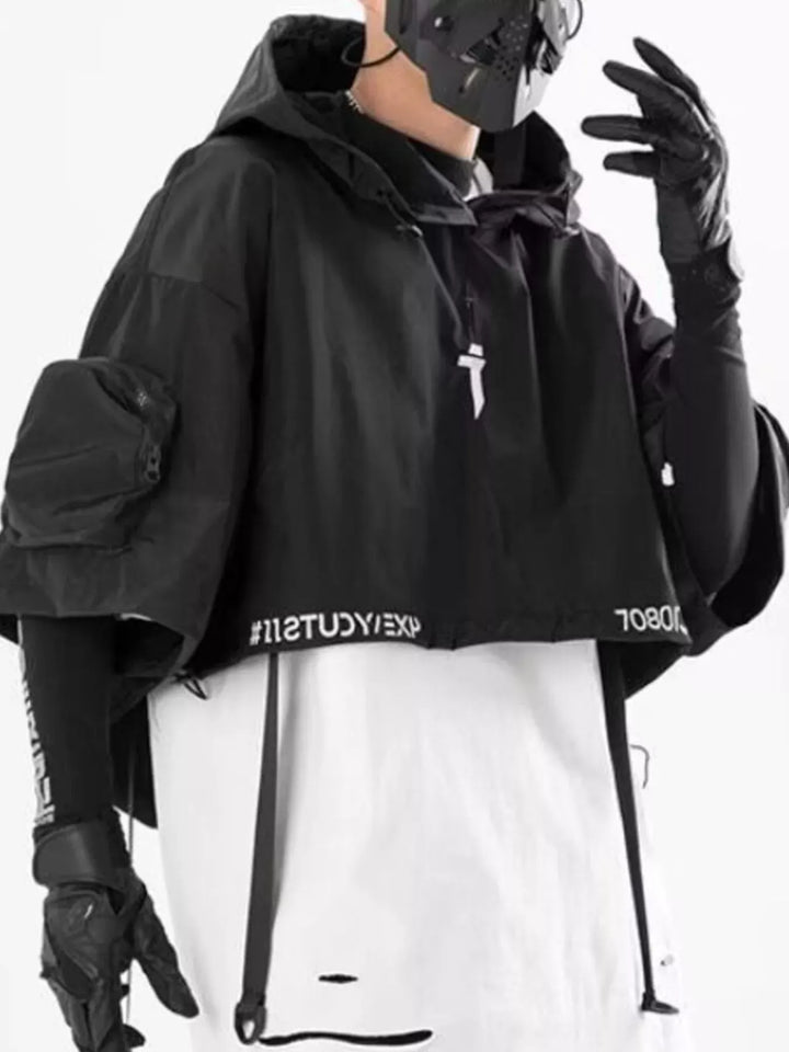 Men's Oversized Cropped Hoodie