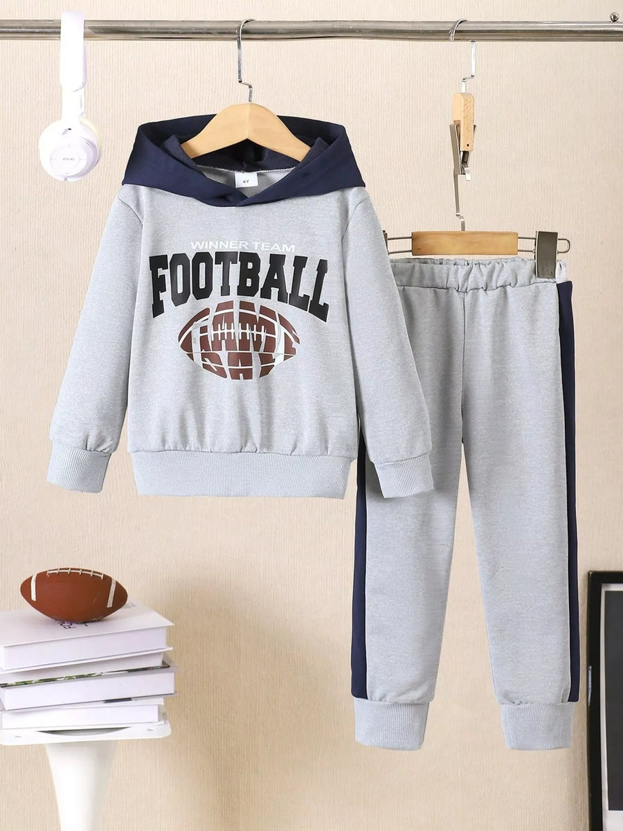 Storybook Football Graphic Hoodie & Pants Set