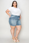 Judy Blue Blake High-Rise Raw-Hem Denim Shorts — product view 17