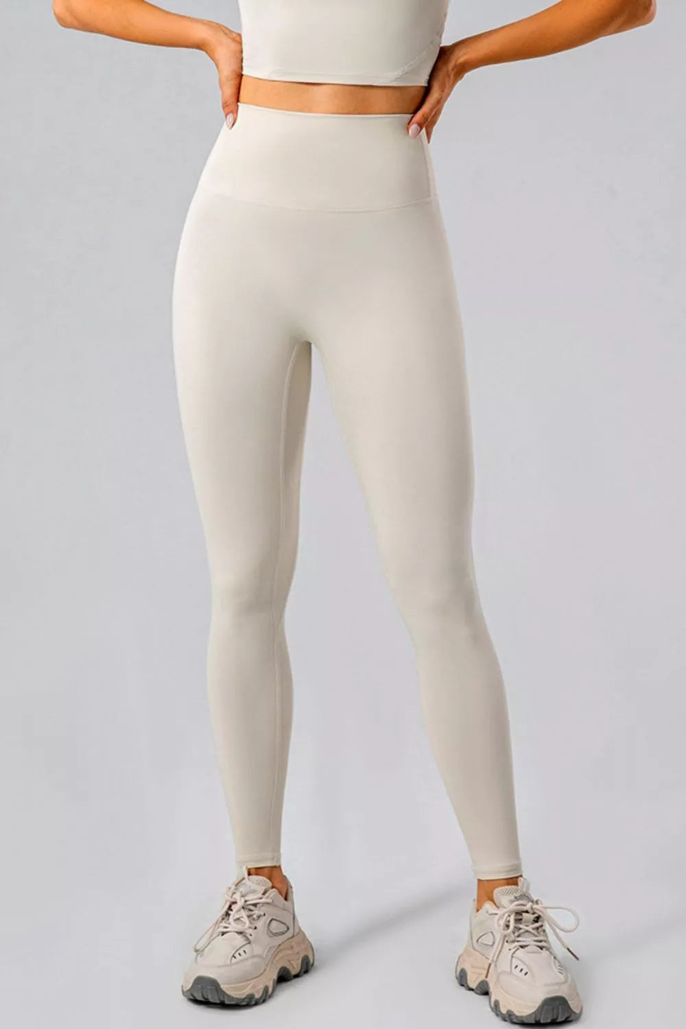 High-Waisted Stretch Seamless Active Leggings