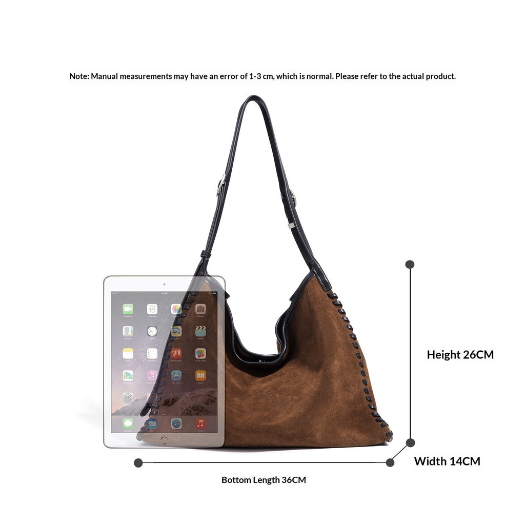 Women's Matte Leather Crossbody Bag – Minimalist Shoulder Commuter Bag