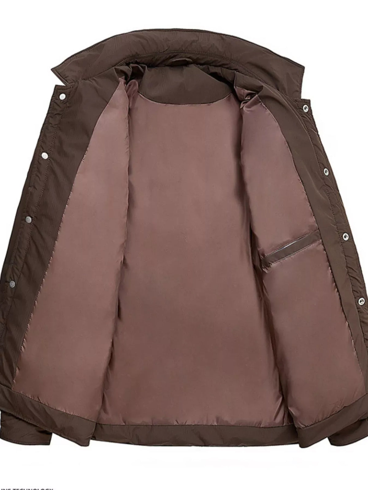 Men's Snap-Front Puffer Jacket — photo 3