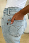 Judy Blue Sloane High-Rise Distressed Straight Jeans — product view 8
