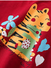 Moonbeam Tiger Graphic Ruffle Sleeve T-Shirt — product view 3