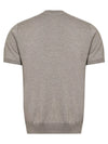 Maison Cable-Knit Short-Sleeve Henley — color or detail view 12