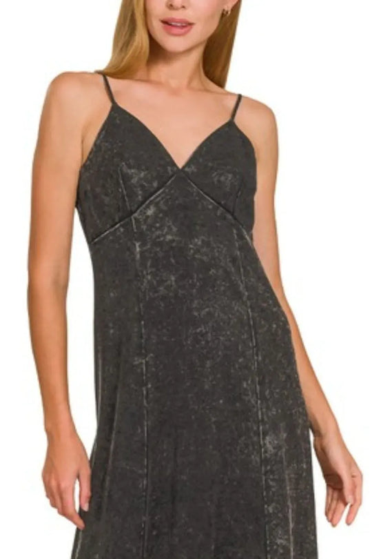 Another view: Tencel Mineral Washed Maxi Dress