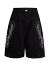 Atelier Script Cotton Cargo Shorts — color or detail view 3