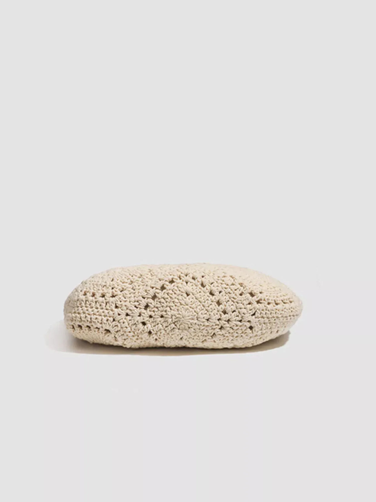Beige Crochet-Knit Shoulder Bag — photo 4