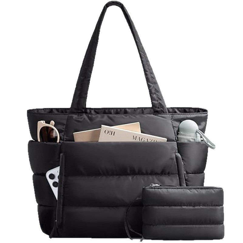 Women's Quilted Tote Bag - Multiple Compartments & Pockets | Sarah Express