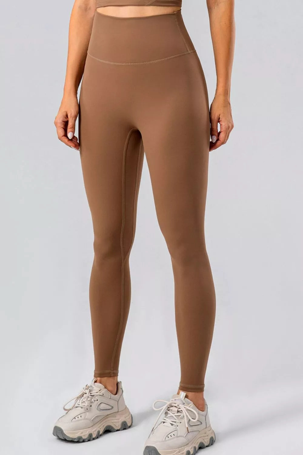 High-Waisted Stretch Seamless Active Leggings