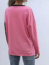 Elara Color Block Crewneck Sweatshirt — product view 6