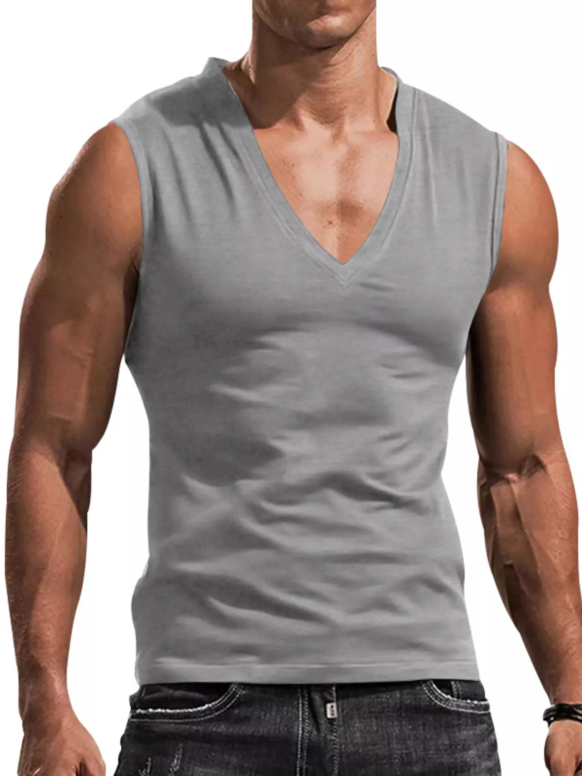 Men’s Lightweight V-Neck Tank Top