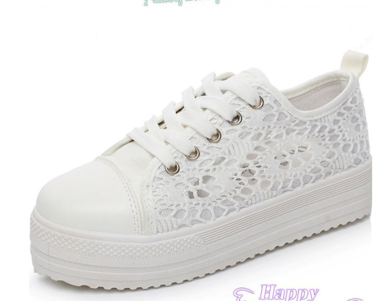 White Canvas Sneakers