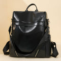 Women's Soft PU Leather Shoulder Bag – Waterproof Crossbody with Multi-Pocket Organizer | Black, Brown, Coffee, Gray