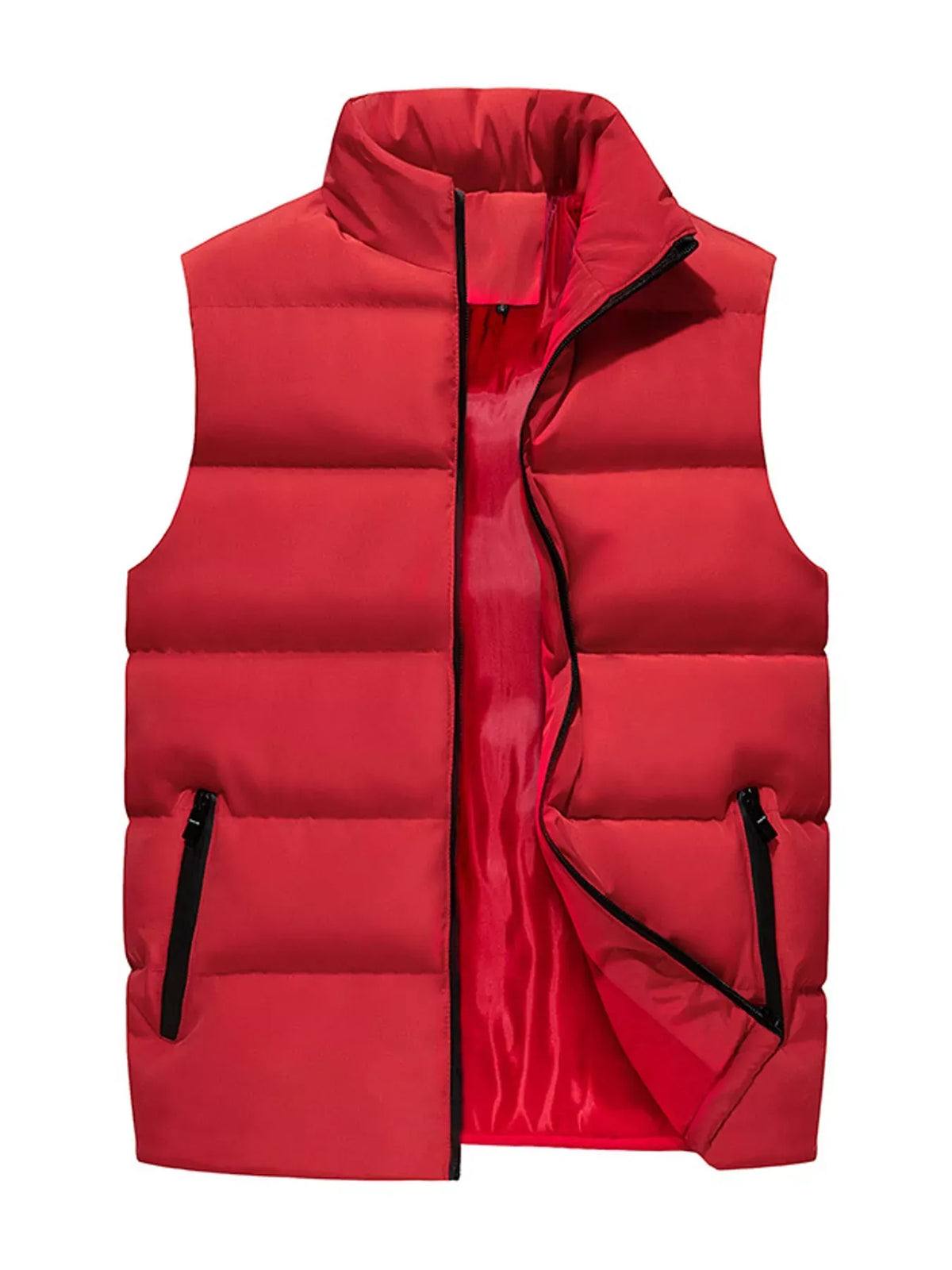 Men's Lightweight Zip-Up Puffer Vest — photo 13