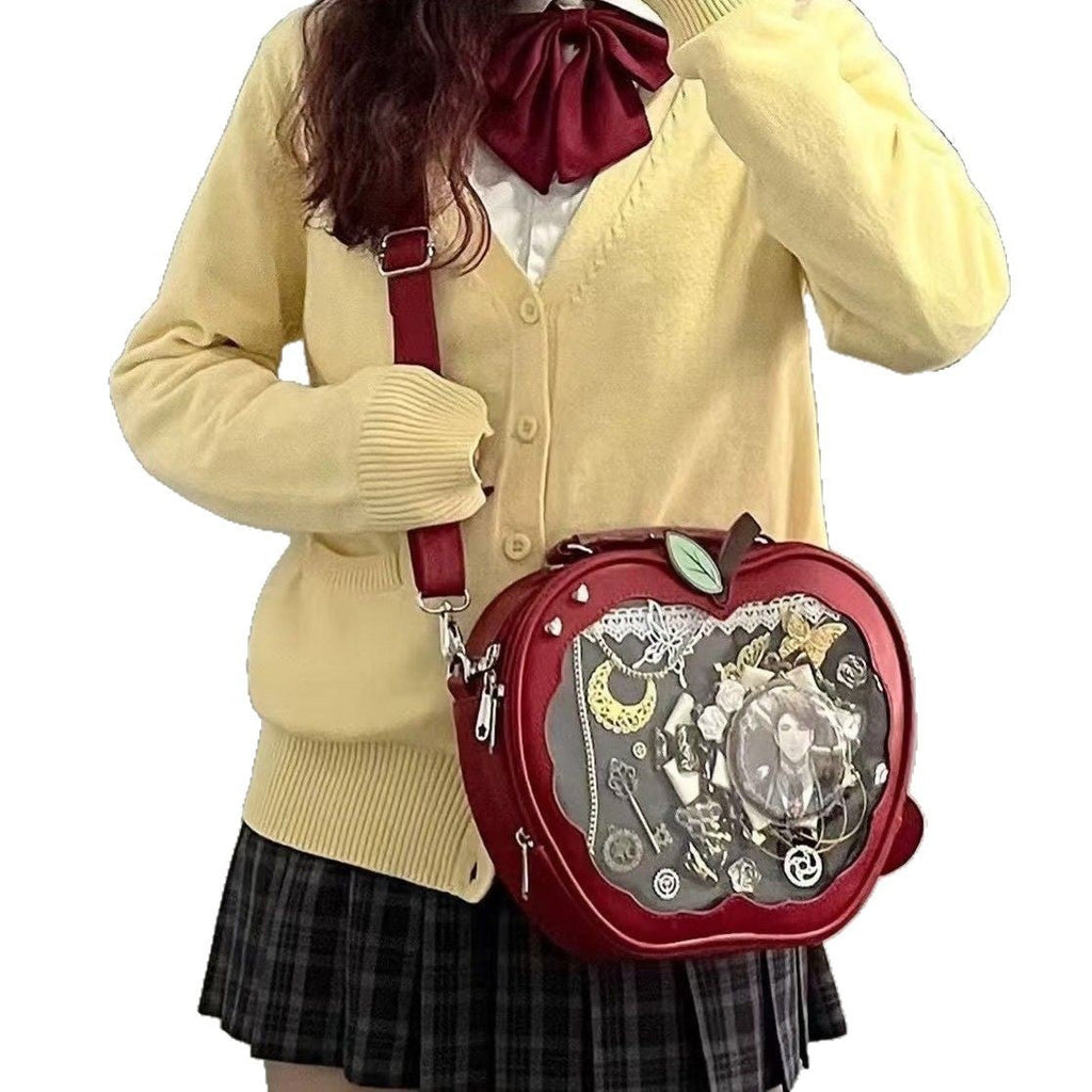 Small Backpack Purse for Women – Waterproof PU Leather Shoulder Bag & Crossbody Backpack with Pendant