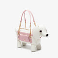 Teddy Dog Shaped Crossbody Bag - Cute Novelty PU Leather Shoulder Bag for Women
