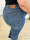 Judy Blue Parker Mid Waist Distressed Slim Jeans — product view 13