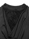Elara Lace Panel Cowl Neck Sleeveless Bodysuit — product view 7