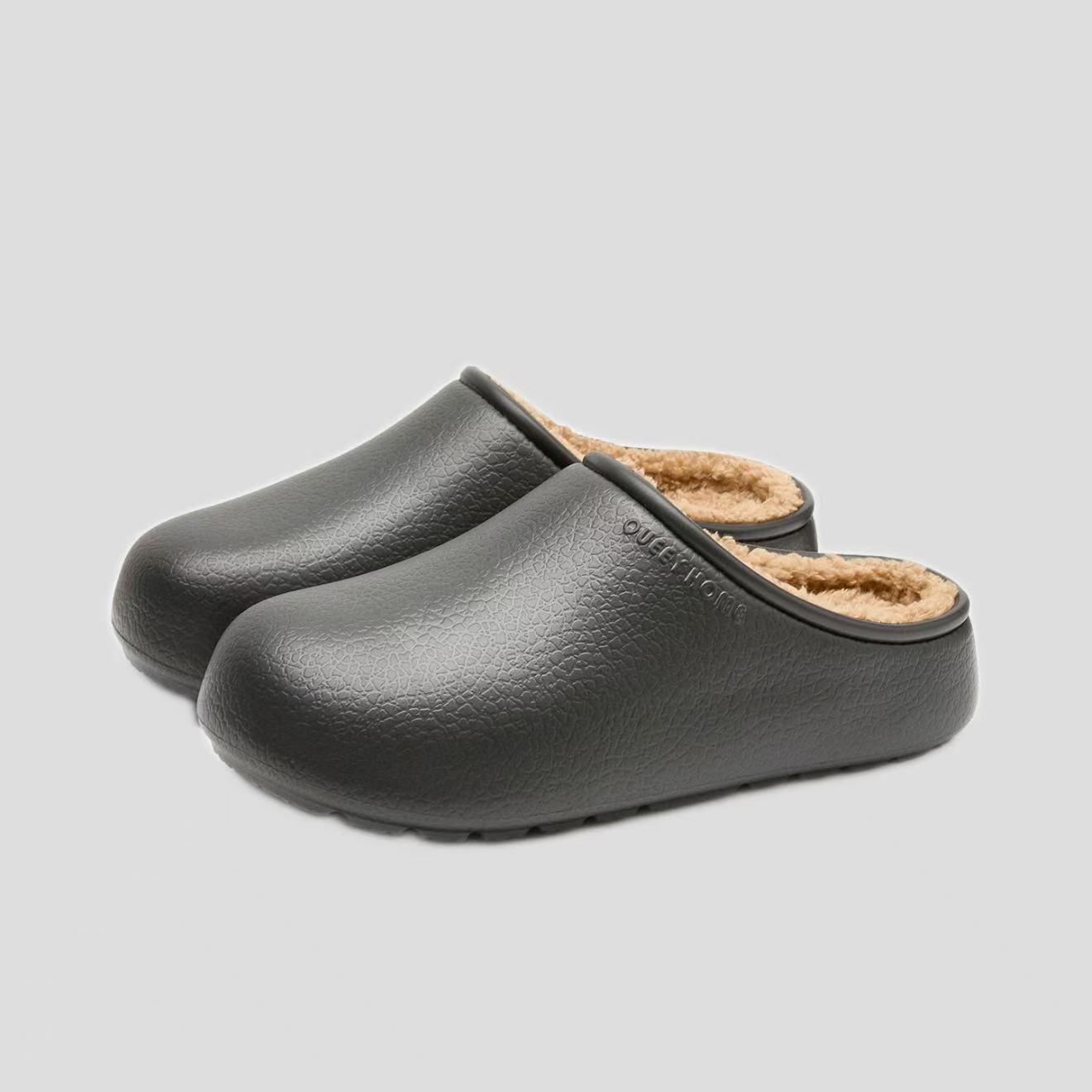 Fleece-Lined Waterproof Slippers