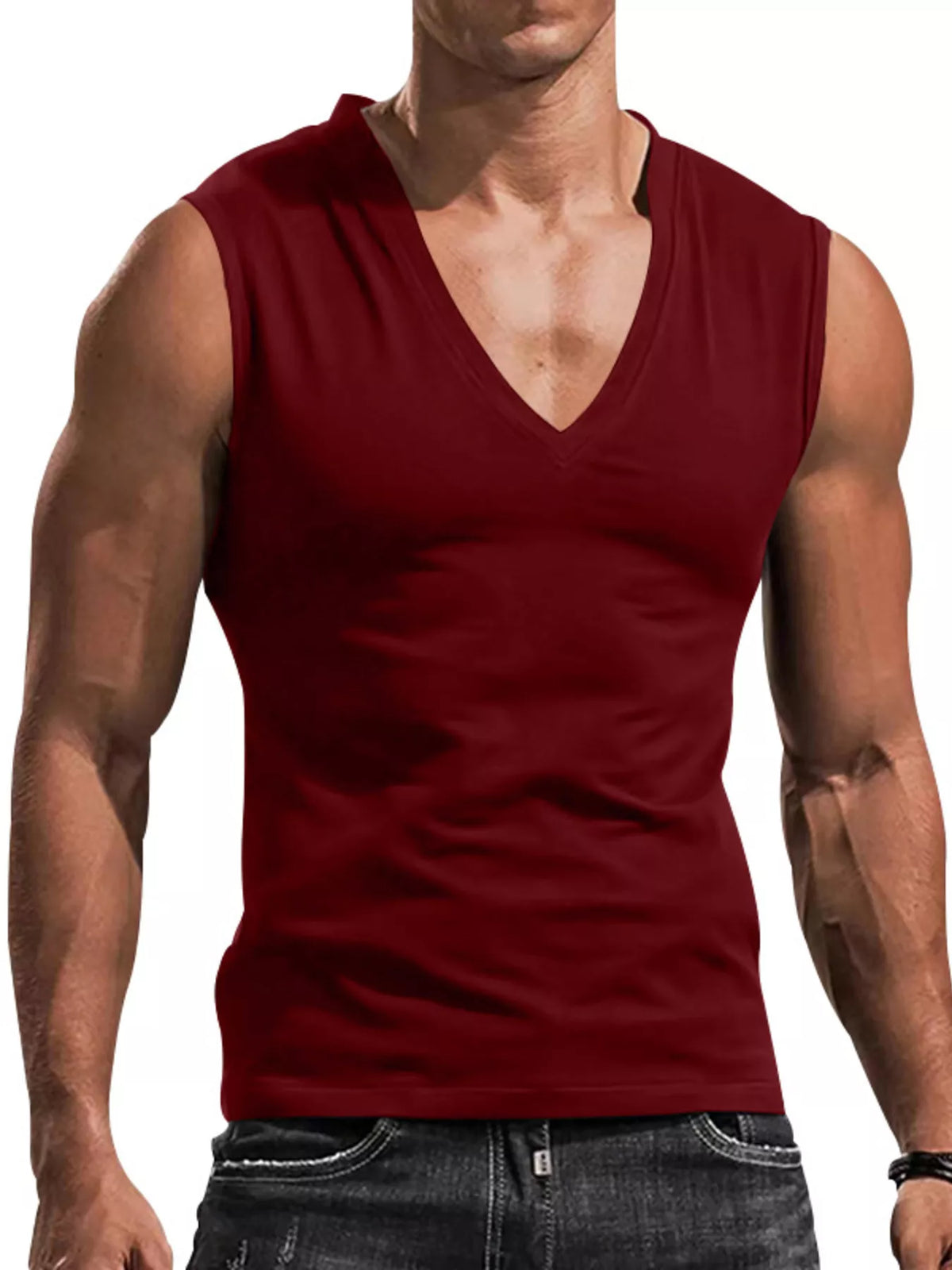Men’s Lightweight V-Neck Tank Top