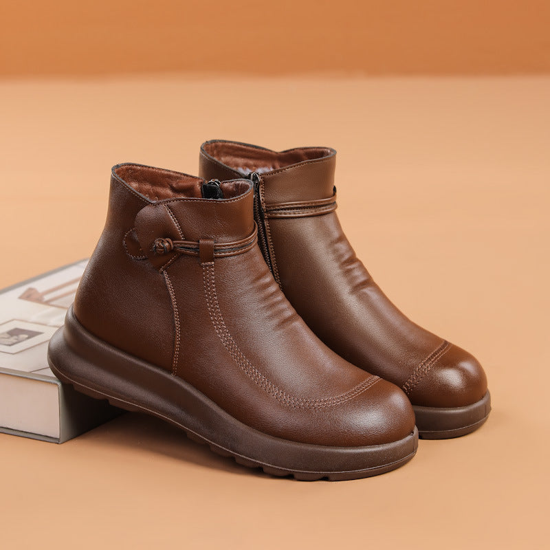 Fleece-Lined Winter Booties