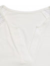 Noelle Lace Sleeve Notched Top — product view 7