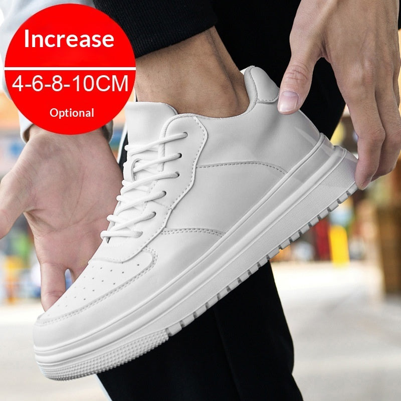 Men's Height Increasing Sneakers | Breathable Microfiber Casual Shoes with Hidden Insole +6–8CM