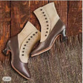 Women's Pointed Toe Horseshoe Heel Boots | Low Heel Ankle Boots