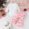 Bluebird Lane Christmas Print 3 Piece Outfit Set — product view 2
