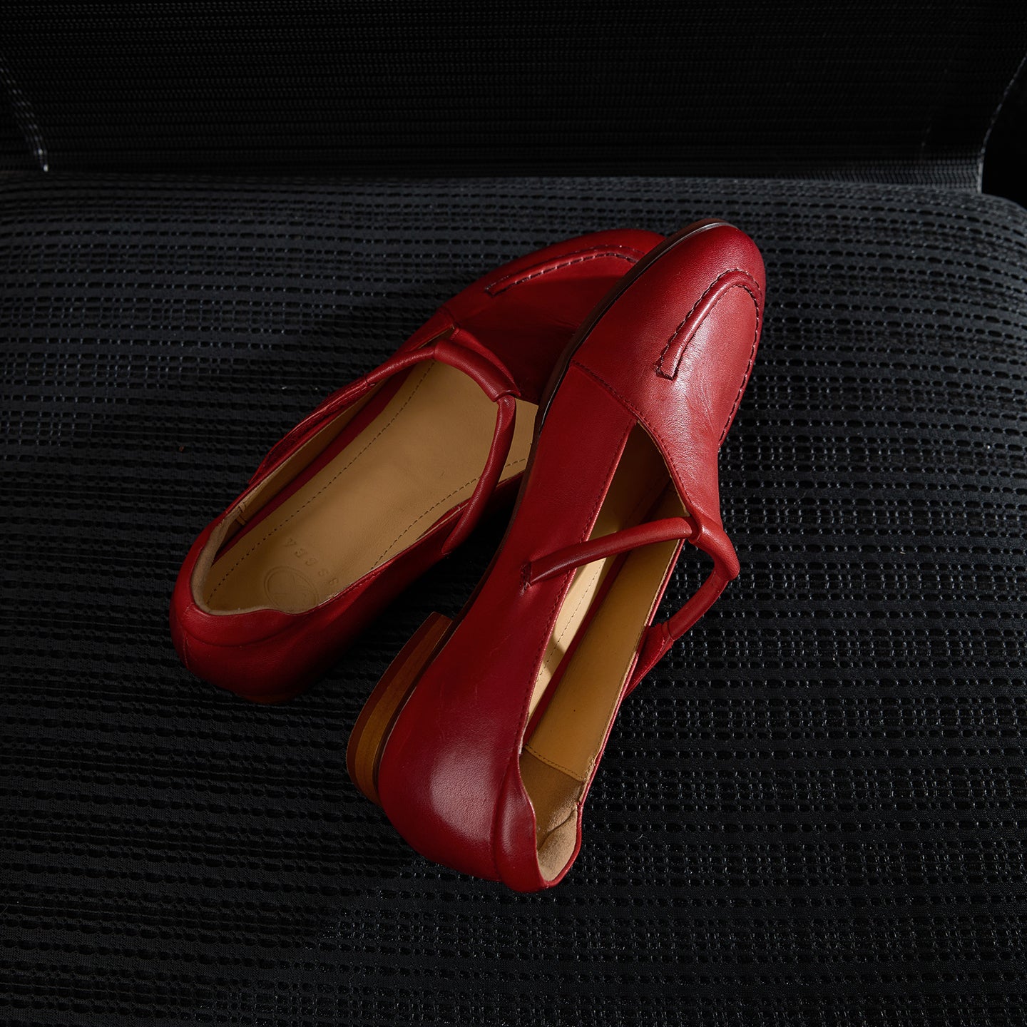 Full Grain Leather Mary Jane Flats