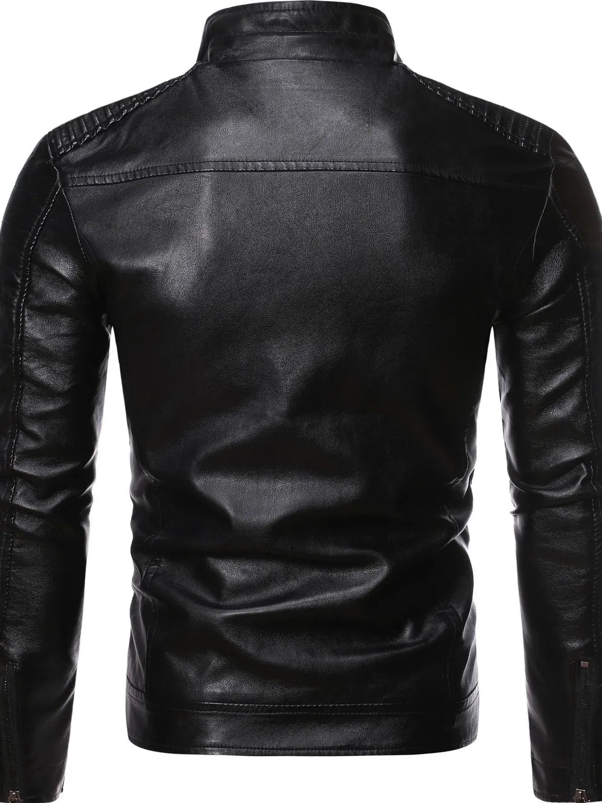 Men's Zip-Up Moto Jacket — photo 7