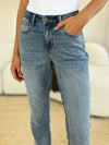 Judy Blue Harper Mid-Rise Rigid Magic Release Hem Jeans — product view 4