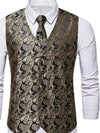 Ceremony Paisley Dress Vest — color or detail view 8