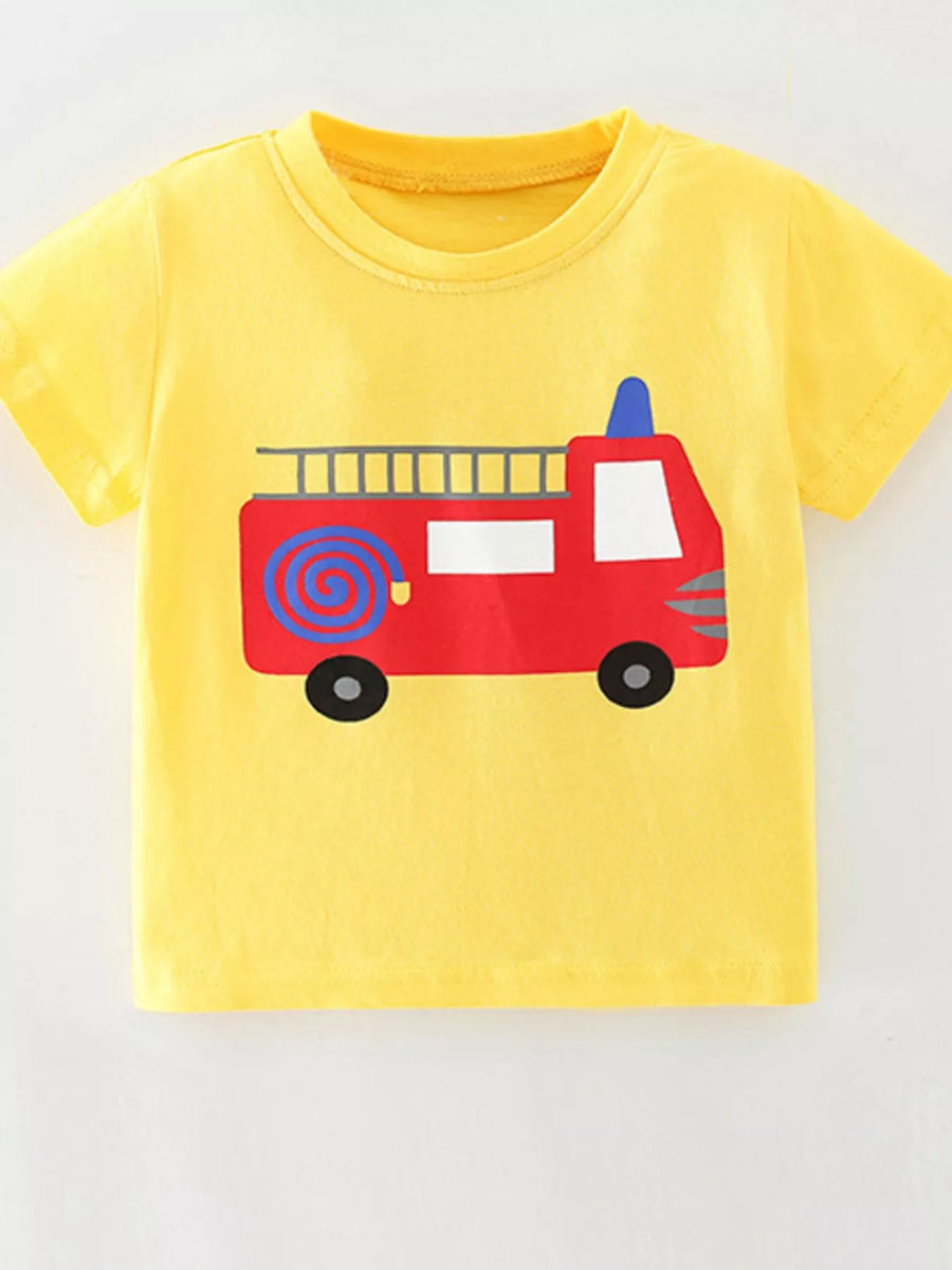 Wildwood Fire Truck Graphic T-Shirt
