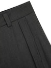 Noir Volume-Pleat Trousers — color or detail view 6
