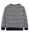Clover Club Striped Airplane Applique Crewneck Sweatshirt — product view 2