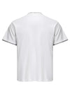 Atelier Contrast-Stitch Notch-Neck Tee — color or detail view 3