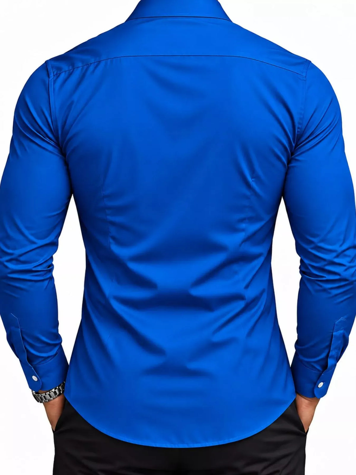 Men's Slim-Fit Long-Sleeve Button-Down Shirt — photo 24