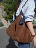 Matte Retro Commuter Tote Shoulder Bag
