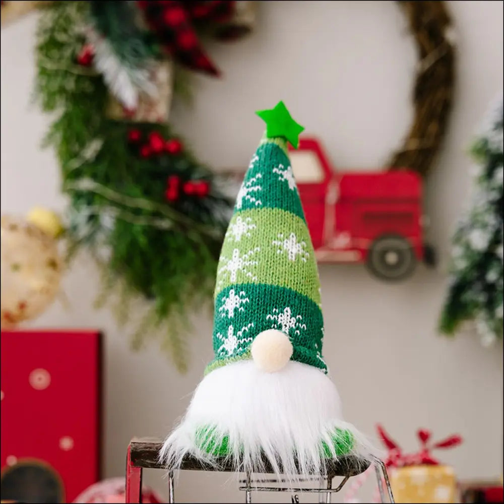 2-Piece Light-Up Faceless Gnome Decor Set
