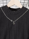 Poppy Lane Ribbed Knit Long-Sleeve Dress — product view 7