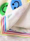 Scout Club Cheerful Smiley Face Print Plush Jacket — product view 5