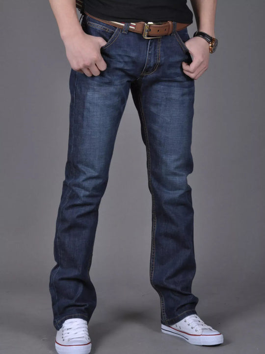 Another view: Men’s Washed Slim-Fit Jeans