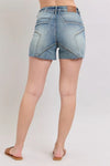 Judy Blue Addison High-Rise Star Seam Detail Denim Shorts — product view 3