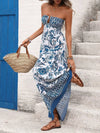 Dahlia Floral Print Strapless Maxi Dress — product view 1