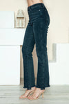 Judy Blue Sloane Button Fly Distressed-Hem Straight Jeans — product view 5