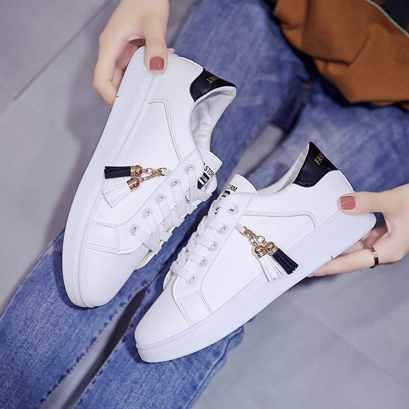 Korean Casual Cross Strap Breathable Sneakers