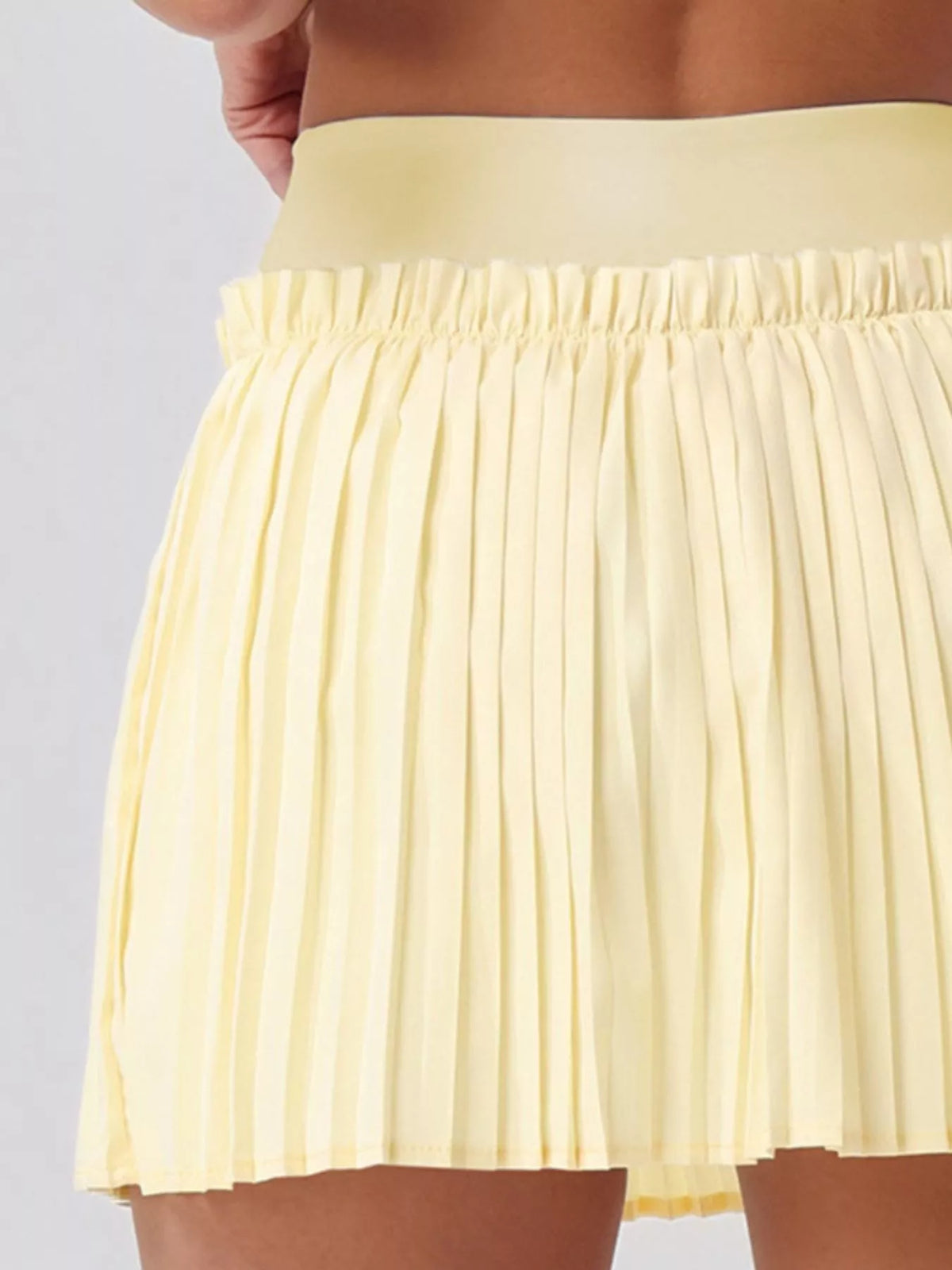 Pleated Skirt & Sleeveless Active Set